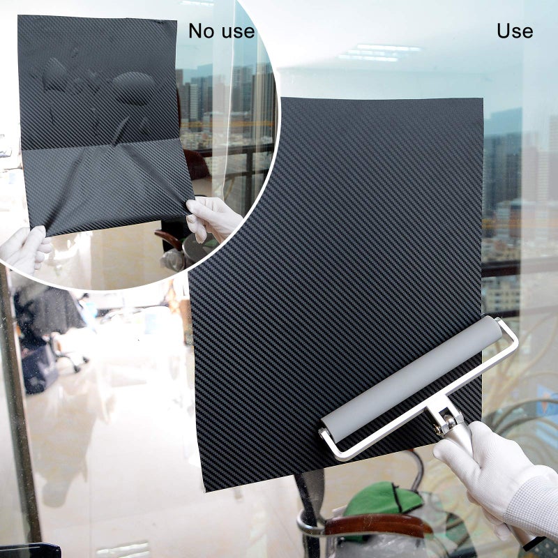 Gomake 8-Inch Rubber Pasting Roller Squeegee Rolling Wheel Power Cleaner Rubber Rollers for Crafting, Glue Roller Paint Brush for Printmaking Stamping Gluing, Anti Skid Tape Construction - Image 5